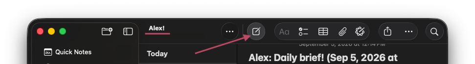 Create your Alex! folder